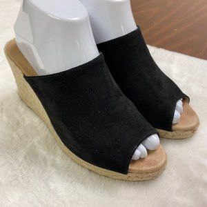 Gaimo Anthro‎ Suede Espadrilles Wedges, size EU 39 US 8